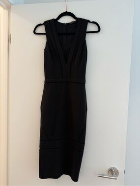 Little Classic Black Sleeveless Sheath Dress - Elegant Work & Evening Dress